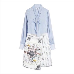 Lily Bow Tie Shirt Dress